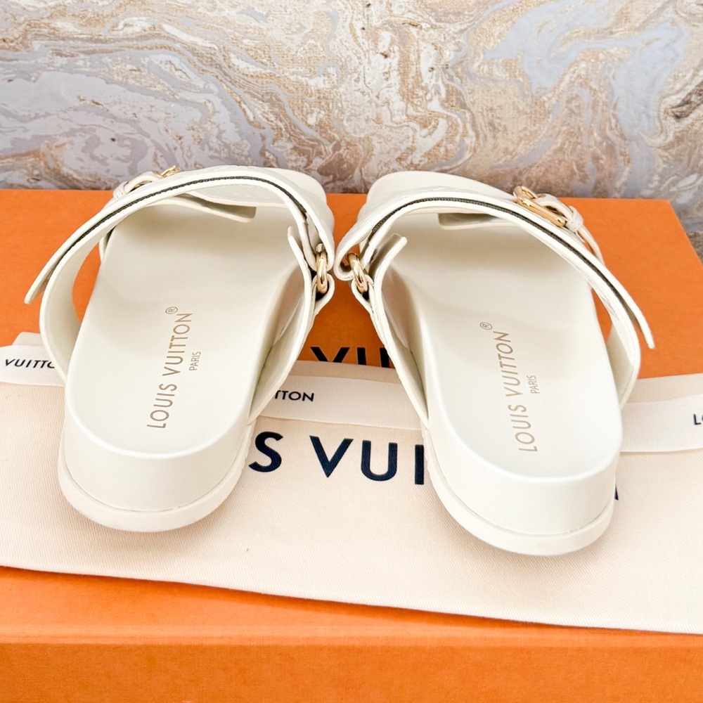 Louis Vuitton Monogram Bom Dia Comfort Flat Slide Sandal View 5
